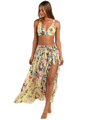 L'Agence: Lexie-Klaire Maxi Skirt (LG6WX83-MLT-LG6WX93-MLT)