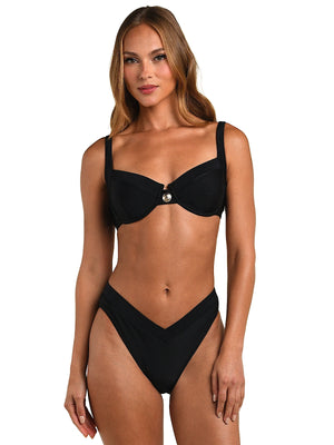 L'Agence: Adrienne-Ashleigh Bikini (LG6AF88-BLK-LG6AF95-BLK)