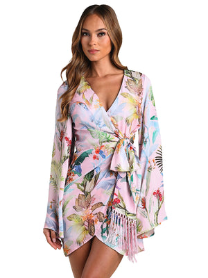 L'Agence: Kohima Mini Dress (LG6W438-MLT)