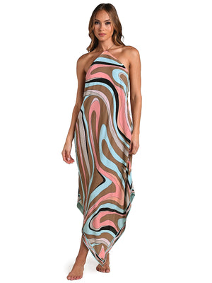 L'Agence: Elise Midi Dress (LG6W830-MLT)