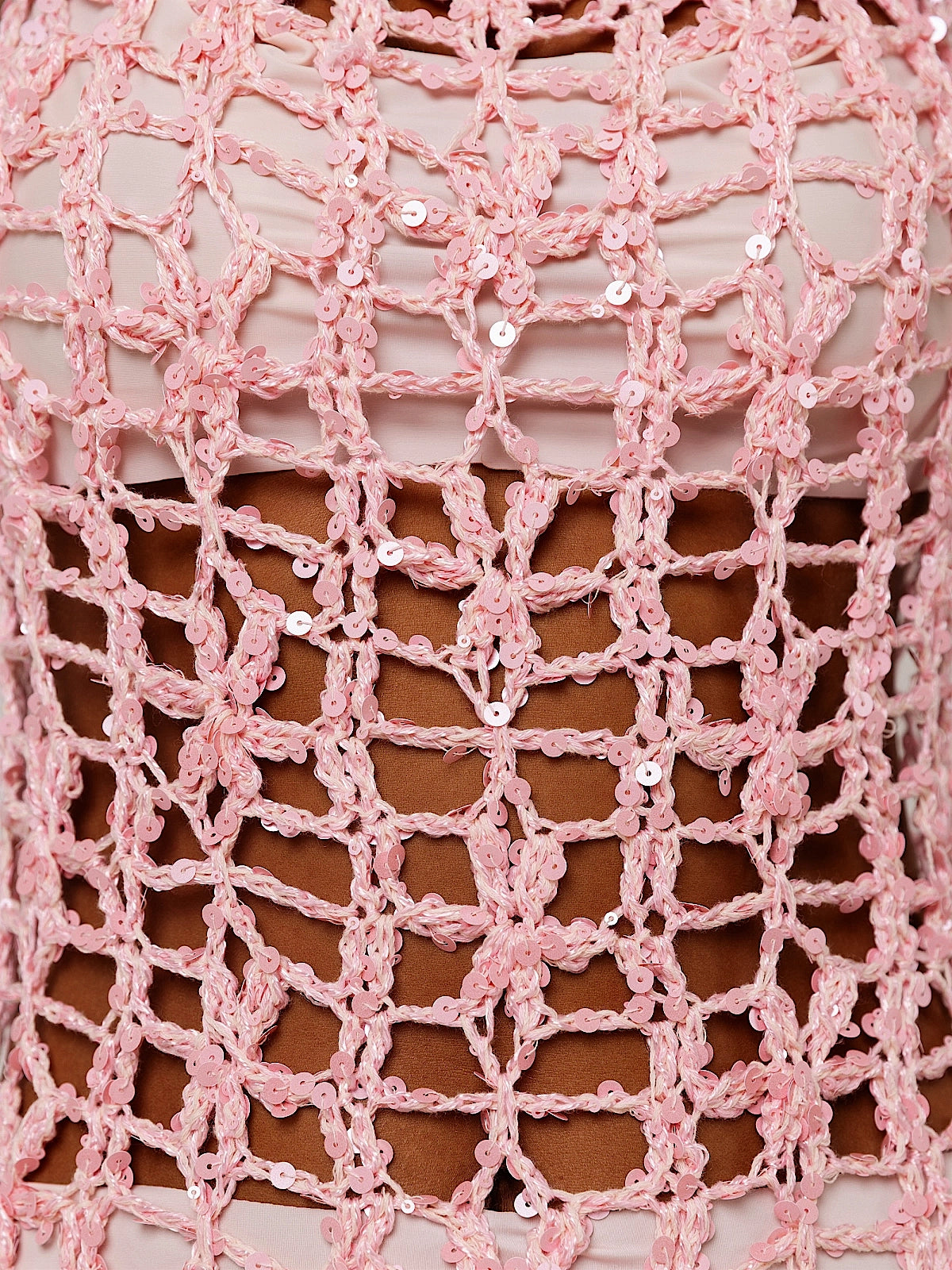 Andreeva: Rose Vanilla Handmade Crochet Dress (26001)