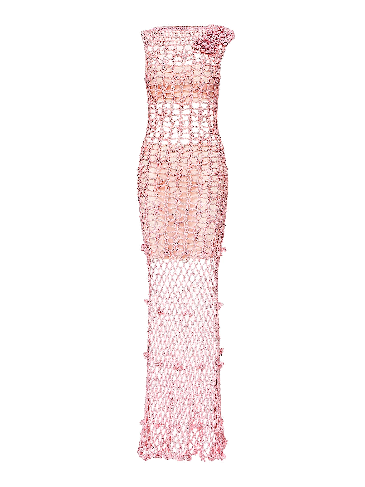 Andreeva: Rose Vanilla Handmade Crochet Dress (26001)