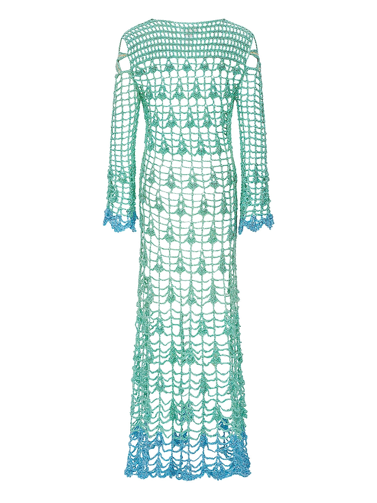 Andreeva: Aqua Marine Handmade Maxi Cover-Up (0626)