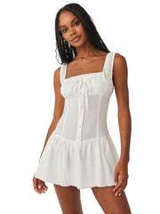 Frankies Bikinis: Christa Gauze Dress (20121CG-SNR)