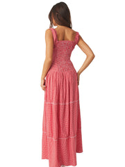 Frankies Bikinis: Christabelle Ruffle Maxi Dress (20295RY-LYGP)