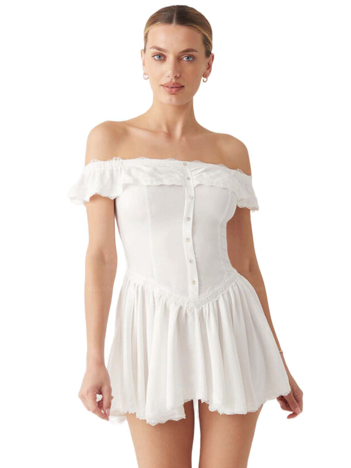 harmony mini dress frankies bikinis Frankies Bikinis: Charli Crepe Dress