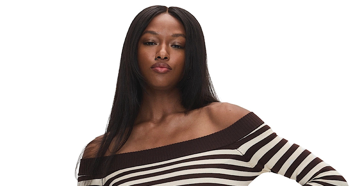 bella hadid saloon knit mini dress White Brown Dress