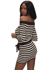 bella hadid saloon knit mini dress x BELLA HADID Saloon Knit Mini Dress