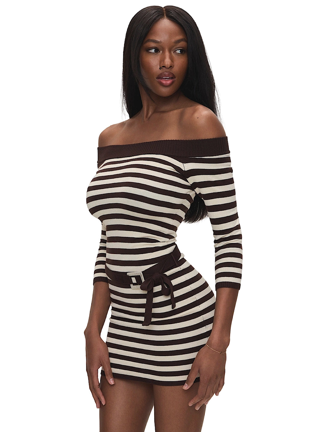 Frankies Bikinis - x BELLA HADID Saloon Knit Mini Dress