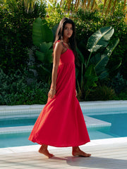 Beach Riot: Valory Maxi Dress (BR47464SX-RED)