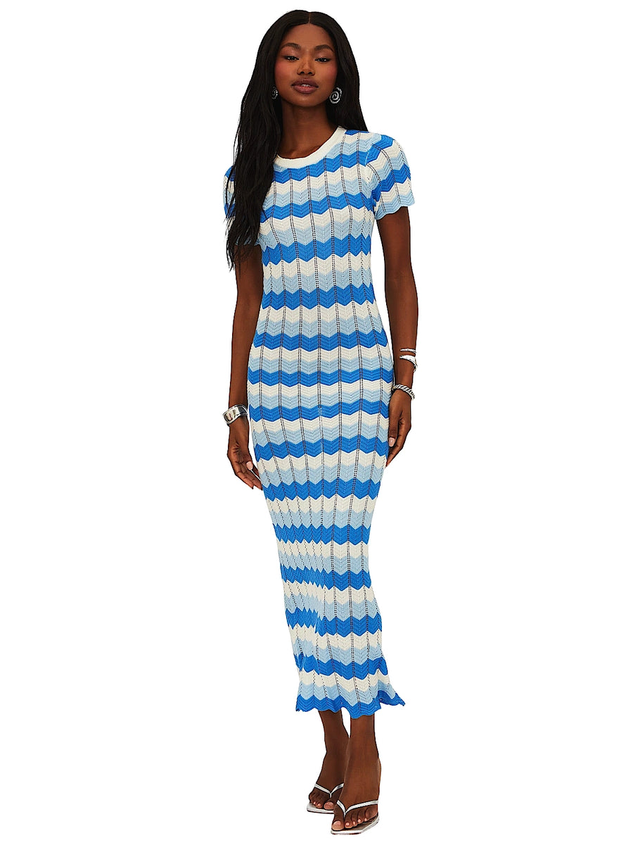 blue dress for baby girl Beach Riot Emory Knit Maxi Dress