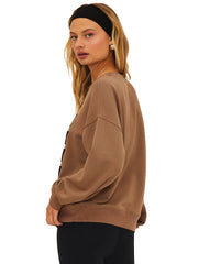 Beach Riot: Devyn Oversized Sweatshirt (BR55269F5-BRWN)