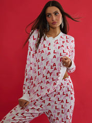 Beach Riot: Pacific Long Sleep Set (BR56492RX-FACH)