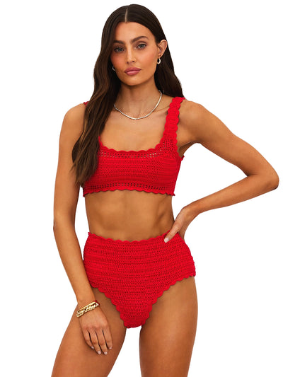 Beach Riot: Andy-Kirby Bikini (BR55810R5-RUBY-BR55822R5-RUBY)