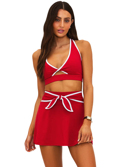 Beach Riot: Twist-Giselle Skirt (BR55607R5-PEPP-BR55607R5-PEPP)