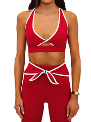 Beach Riot: Twist-Violetta Legging (BR55607R5-PEPP-BR55627R5-PEPP)