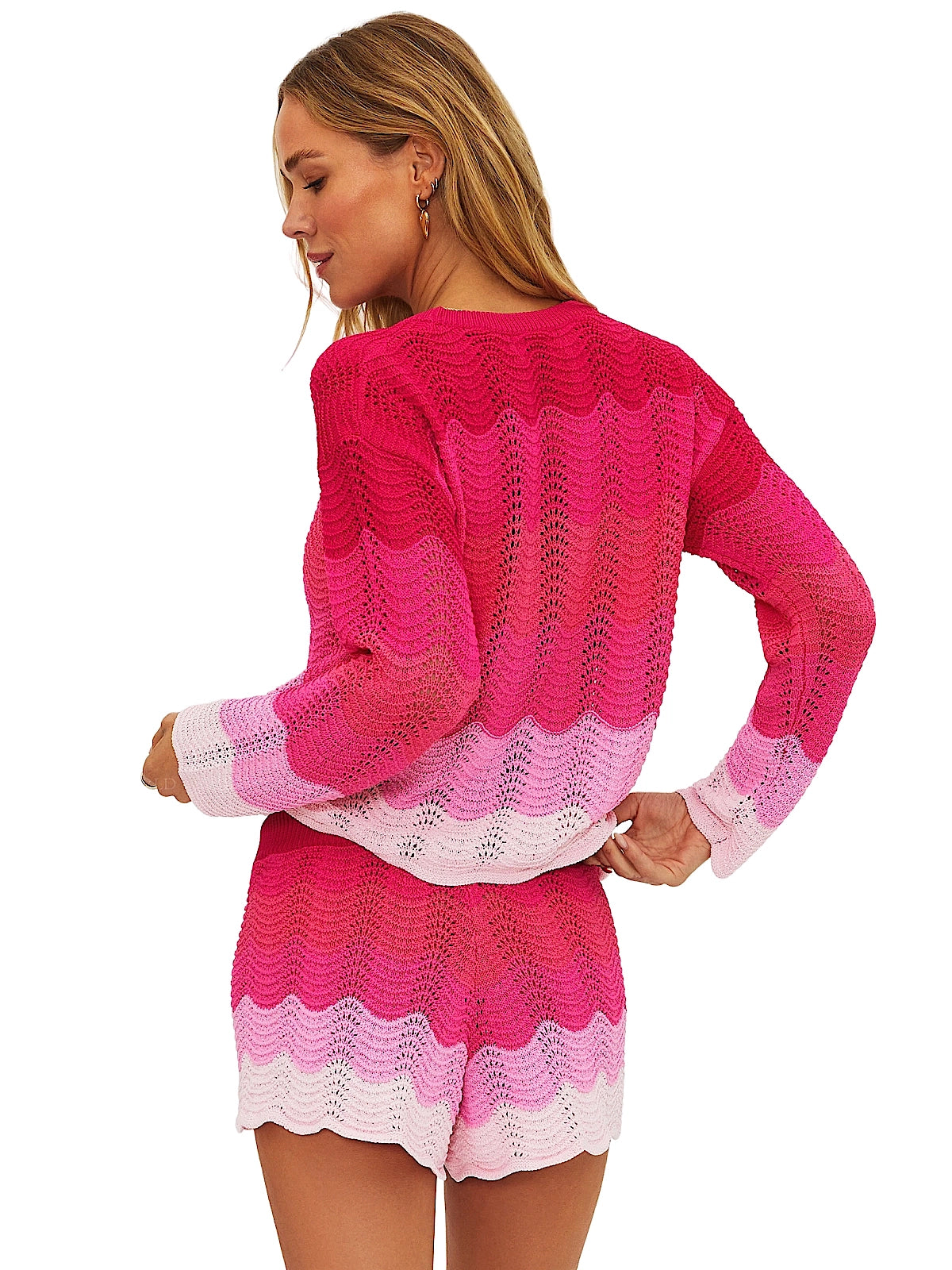 Beach Riot: Beach Sweater-Balboa Short (BR60272S6-ELPI-BR60266S6-ELPI)