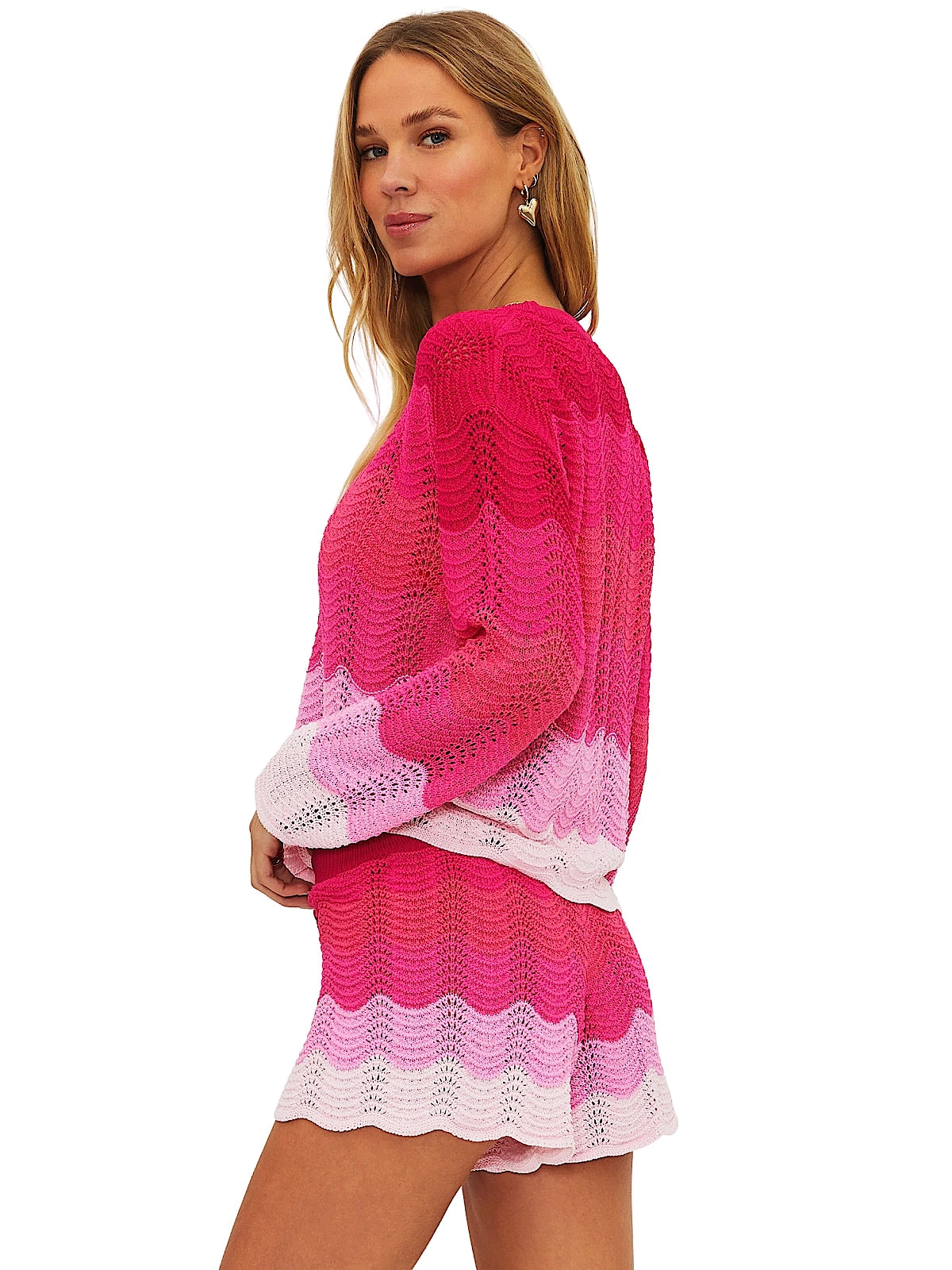 Beach Riot: Beach Sweater-Balboa Short (BR60272S6-ELPI-BR60266S6-ELPI)