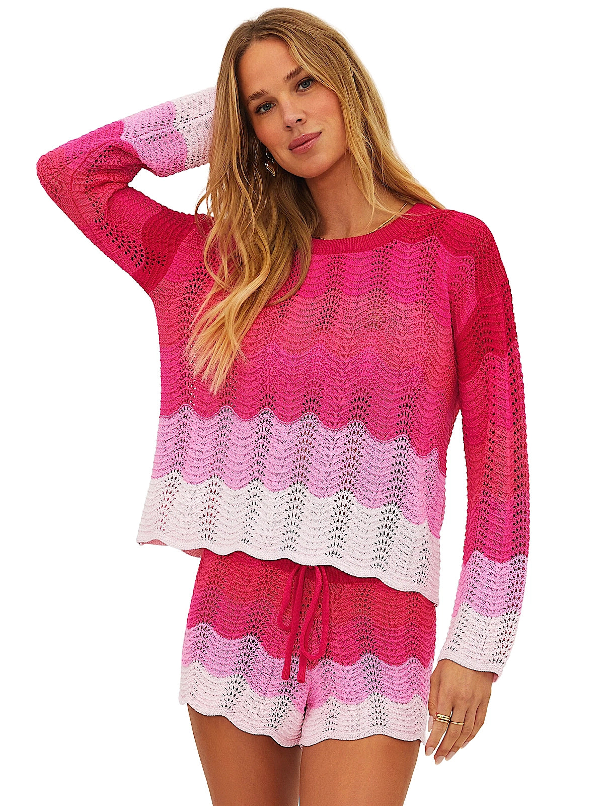 Beach Riot: Beach Sweater-Balboa Short (BR60272S6-ELPI-BR60266S6-ELPI)