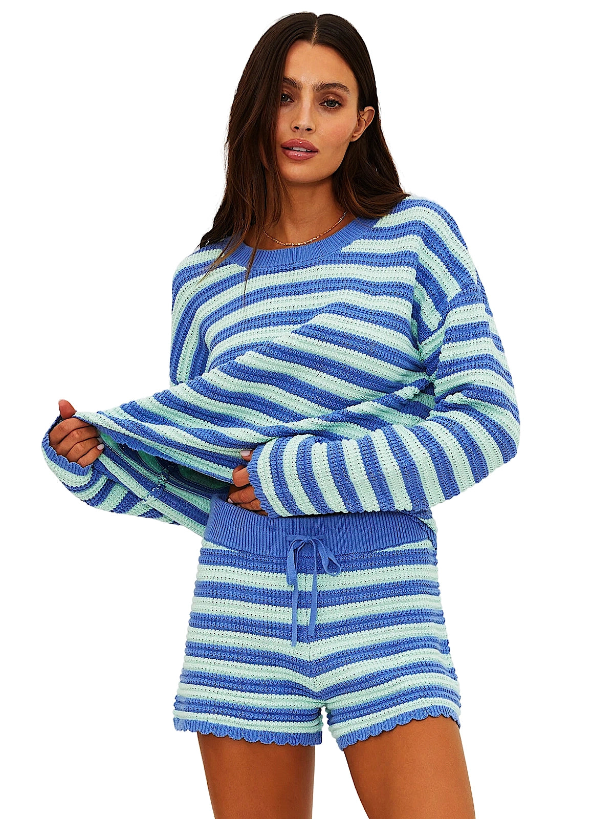 Beach Riot: Beach Sweater-Balboa Short (BR61072S6-SASS-BR61066S6-SASS)