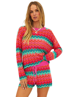 Beach Riot: Beach Sweater-Balboa Short (BR61572S6-STIC-BR61566S6-STIC)