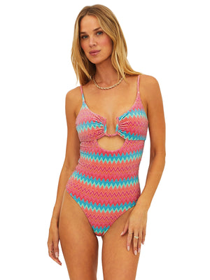 Beach Riot: Lindy One-Piece (BR61545S6-STIC)