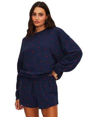 Beach Riot: Devyn Oversized Sweatshirt-Malik Short (BR63881S6-SSSE-BR63878S6-SSSE)