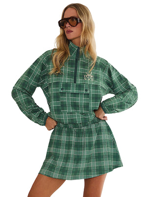 Beach Riot: Atticus Pullover Jacket-Clyde Skirt (BR69979SX-FAPL-BR69993SX-FAPL)