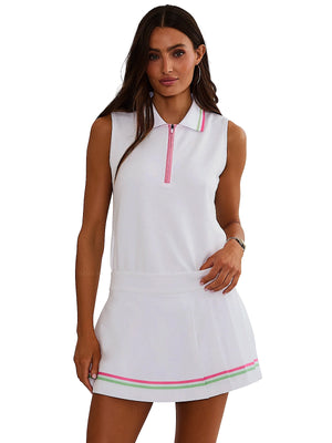 Beach Riot: Zena-Sorrel Skort (BR66609F6-WHT-BR66693F6-WHT)