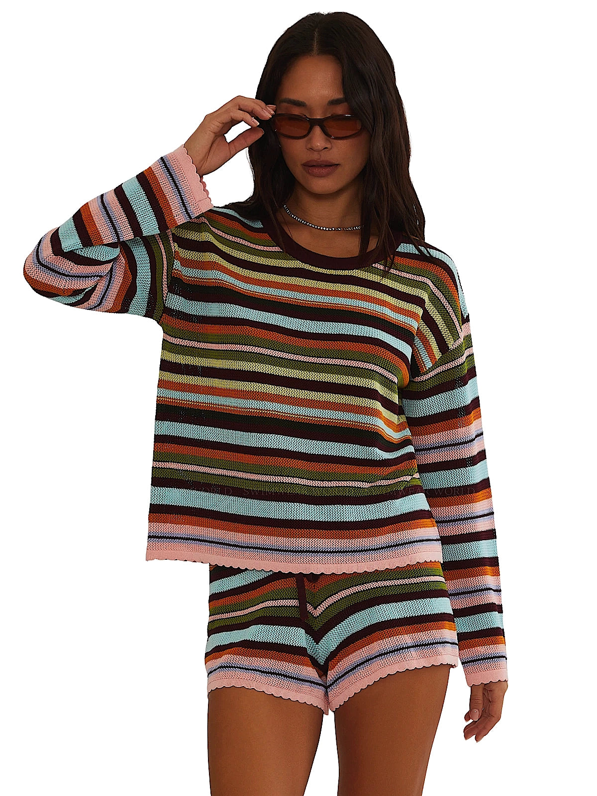 Beach Riot: Beach Sweater-Balboa Short (BR67472F6-PADI-BR67466F6-PADI)