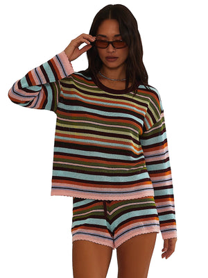Beach Riot: Beach Sweater-Balboa Short (BR67472F6-PADI-BR67466F6-PADI)