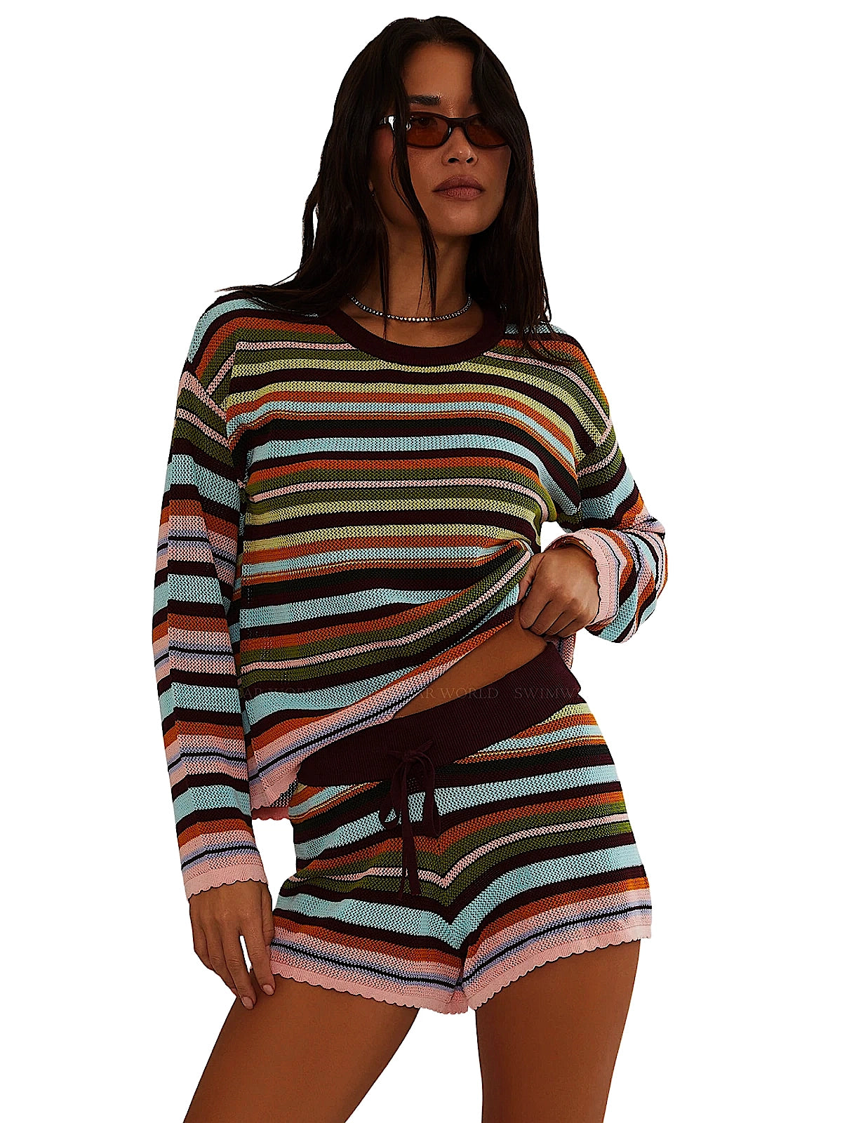 Beach Riot: Beach Sweater-Balboa Short (BR67472F6-PADI-BR67466F6-PADI)