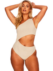 Beach Riot: Celine One Piece (BR8040C-TAN)