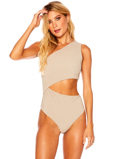 Beach Riot: Celine One Piece (BR8040C-TAN)