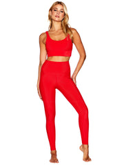 Beach Riot: Leah-Ayla Legging (BR8005PR-RED-BR8025PR-RED)