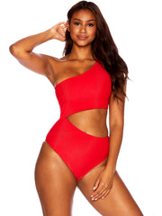 Beach Riot: Celine One Piece (BR8040C-RED)