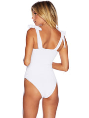 Beach Riot: Sydney Belted One Piece (BR8042C-WHT)