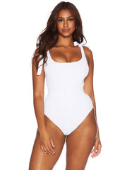 Beach Riot: Sydney Belted One Piece (BR8042C-WHT)