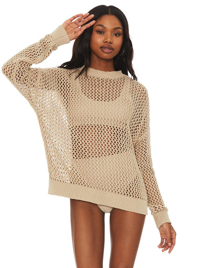 Beach Riot: Hilary Sweater Tan (BR8972C-TAN)