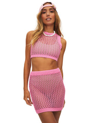 Beach Riot: Cassie Skirt Prism Pink (BR24065S3-PRIP)