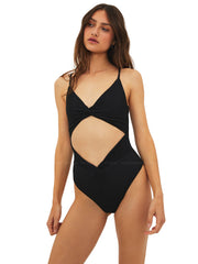 Beach Riot: Aviva One Piece (BR8052C-BLK)