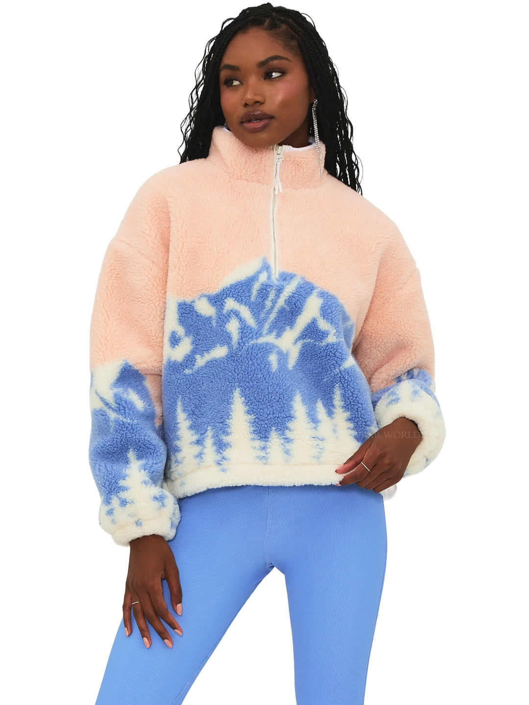 Beach Riot: Leona Sherpa Pullover (BR46779R4-ALSH) – Swimwear World