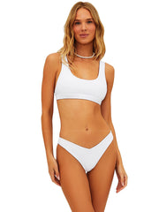Beach Riot: Peyton-Vanessa Bikini (BR8004C-WHT-BR8030C-WHT)