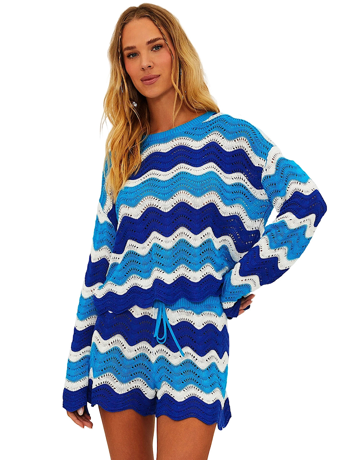 Beach Riot: Beach Sweater-Balboa Short (BR49472S5-RIWA-BR49466S5-RIWA)