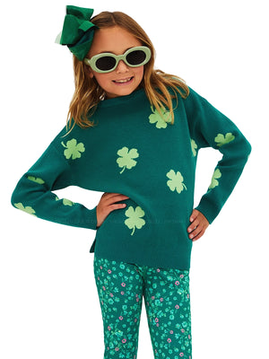 Beach Riot Kids: Little Callie Sweater (BRG58972SX-CLOV)