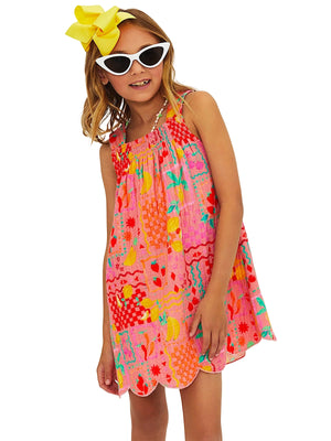 Beach Riot Kids: Little Selma Dress (BRG61858S6-PFFR)