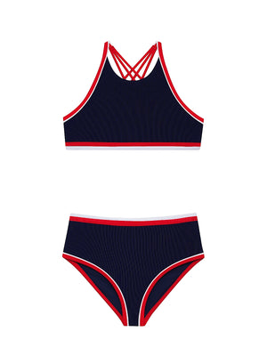 Beach Riot Kids: Little Bambie Janie Bikini (BRG63792S6-TFCO)
