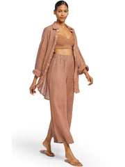 Vitamin A: Playa Shirt Dress-Tallows Wide Leg Pant (8NLS-EGD-105P-ELD)