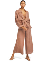 Vitamin A: Playa Shirt Dress-Tallows Wide Leg Pant (8NLS-EGD-105P-ELD)