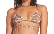 Sol Strappy Wrap-Moss Adjustable Side String Bikini